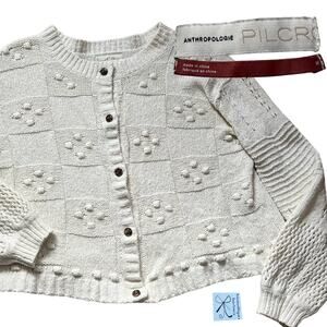 Anthropologie Pilcro Boxy Cottagecore Sweater Sz M